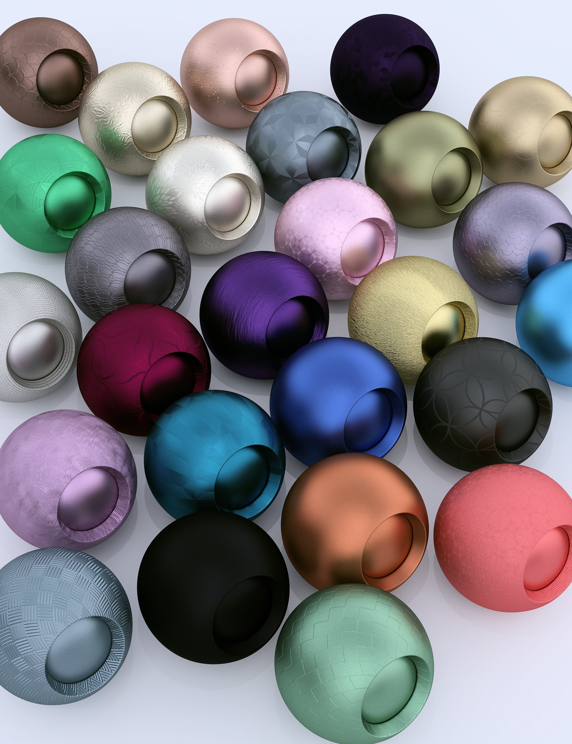 Metallic Paint Shader Presets for Daz Studio by: Khory, 3D Models by Daz 3D