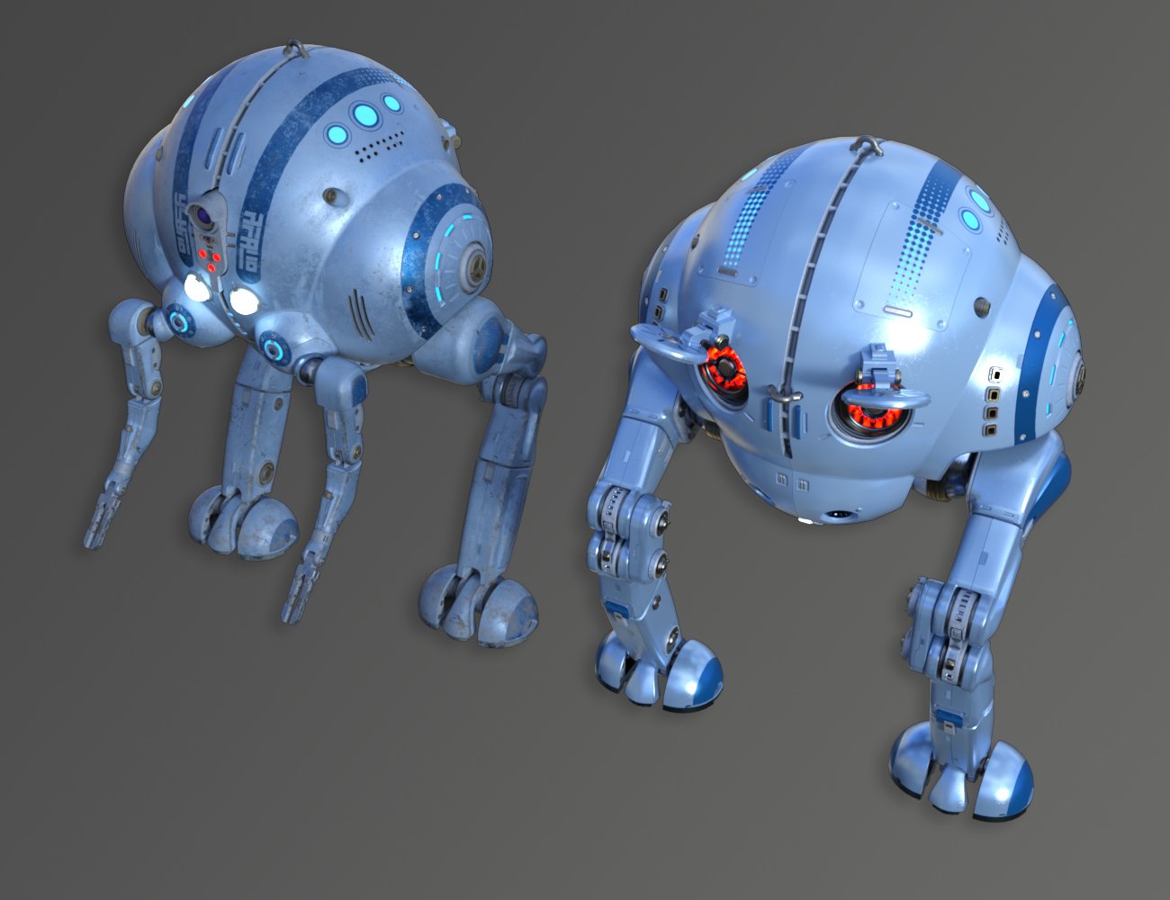 Robot Glan by: petipet, 3D Models by Daz 3D