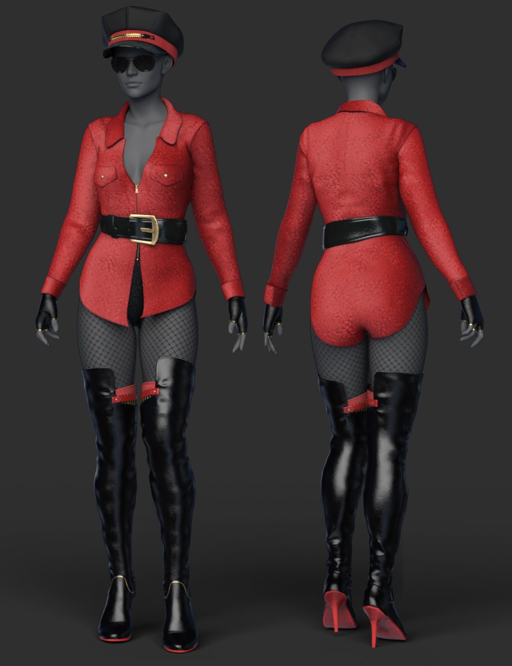 dForce Smokey Diamond Outfit Textures by: Sade, 3D Models by Daz 3D