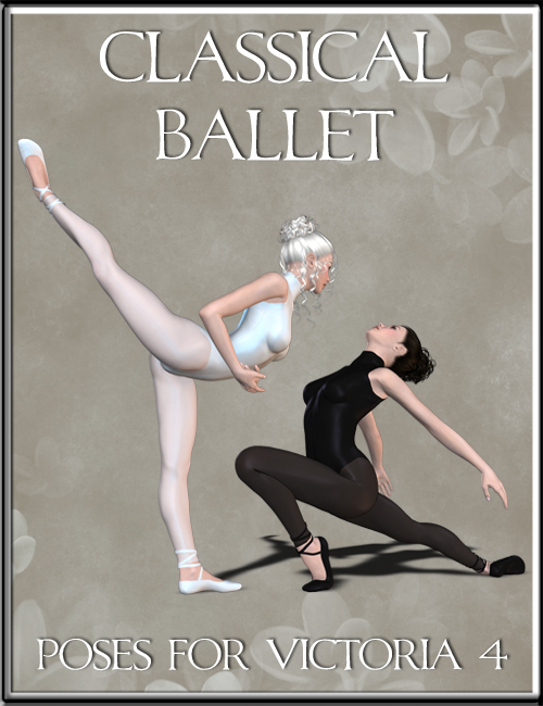 Classical Ballet Poses for Victoria 4 by: Elliandra, 3D Models by Daz 3D