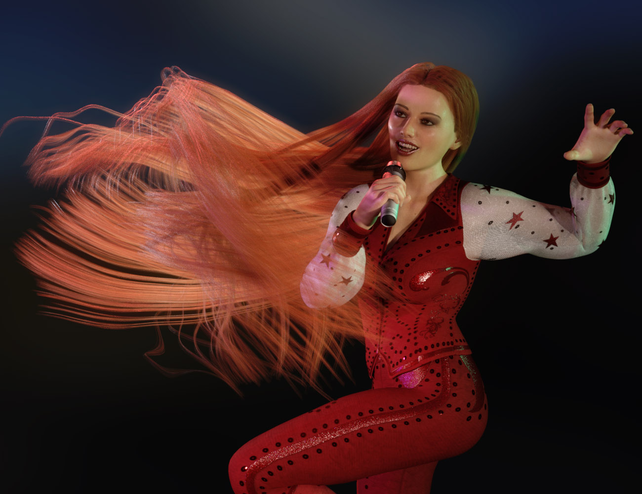 PhilW's Mermaid Hair for Genesis 8 and 8.1 Females by: PhilW, 3D Models by Daz 3D