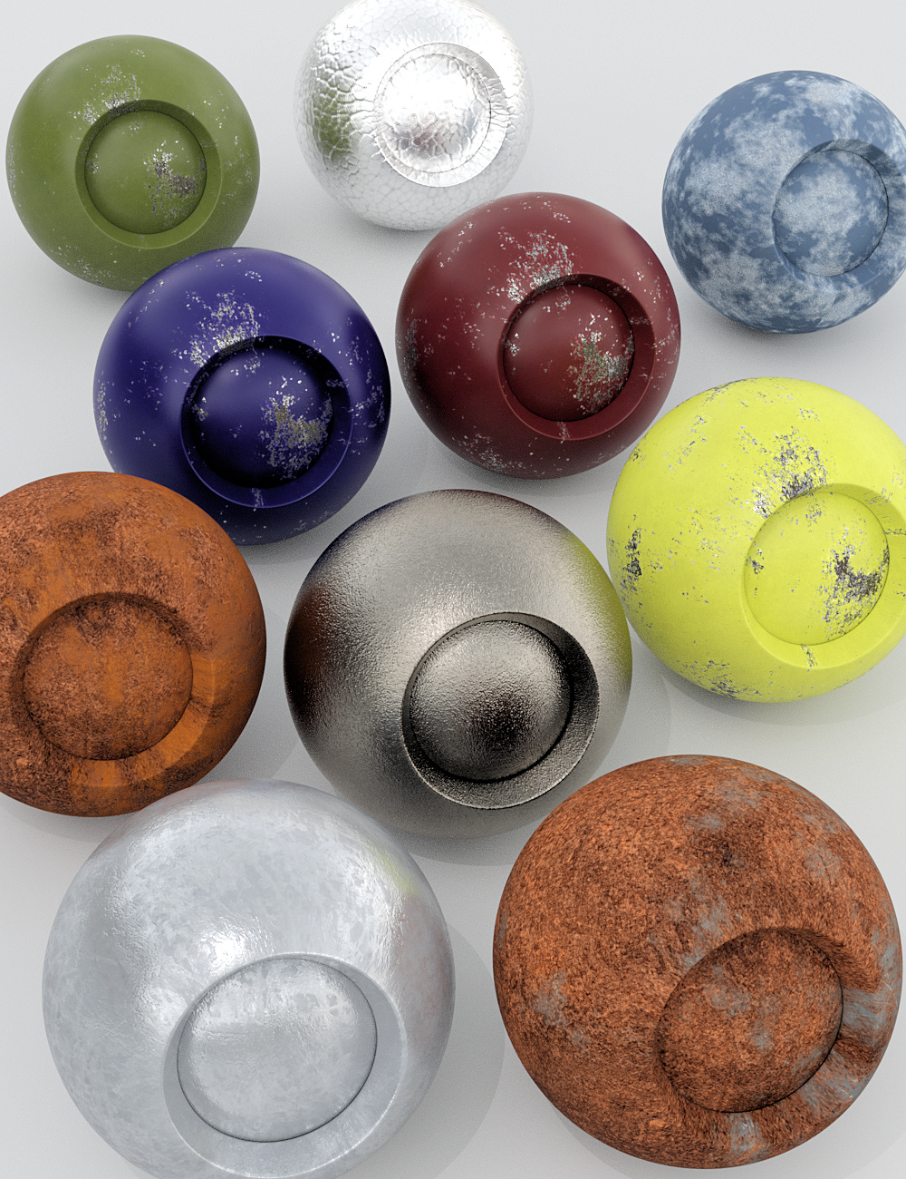 Corroded Metals for Iray Corroded Metals for Iray by: Khory, 3D Models by Daz 3D