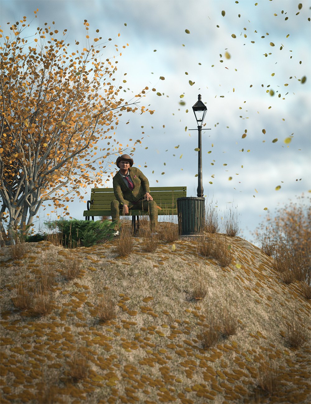 Blowing in the Wind - Petals and Leaves | Daz 3D