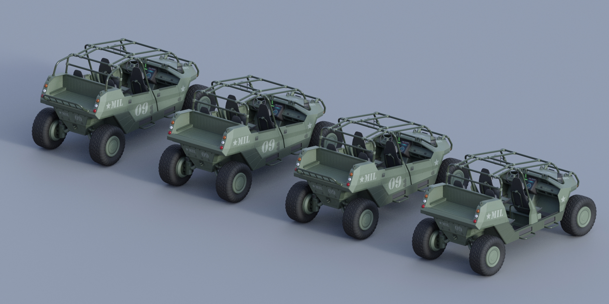 MIL ATV Vehicle by: FToRiSade, 3D Models by Daz 3D