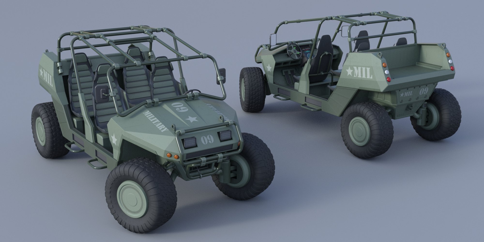MIL ATV Vehicle by: FToRiSade, 3D Models by Daz 3D