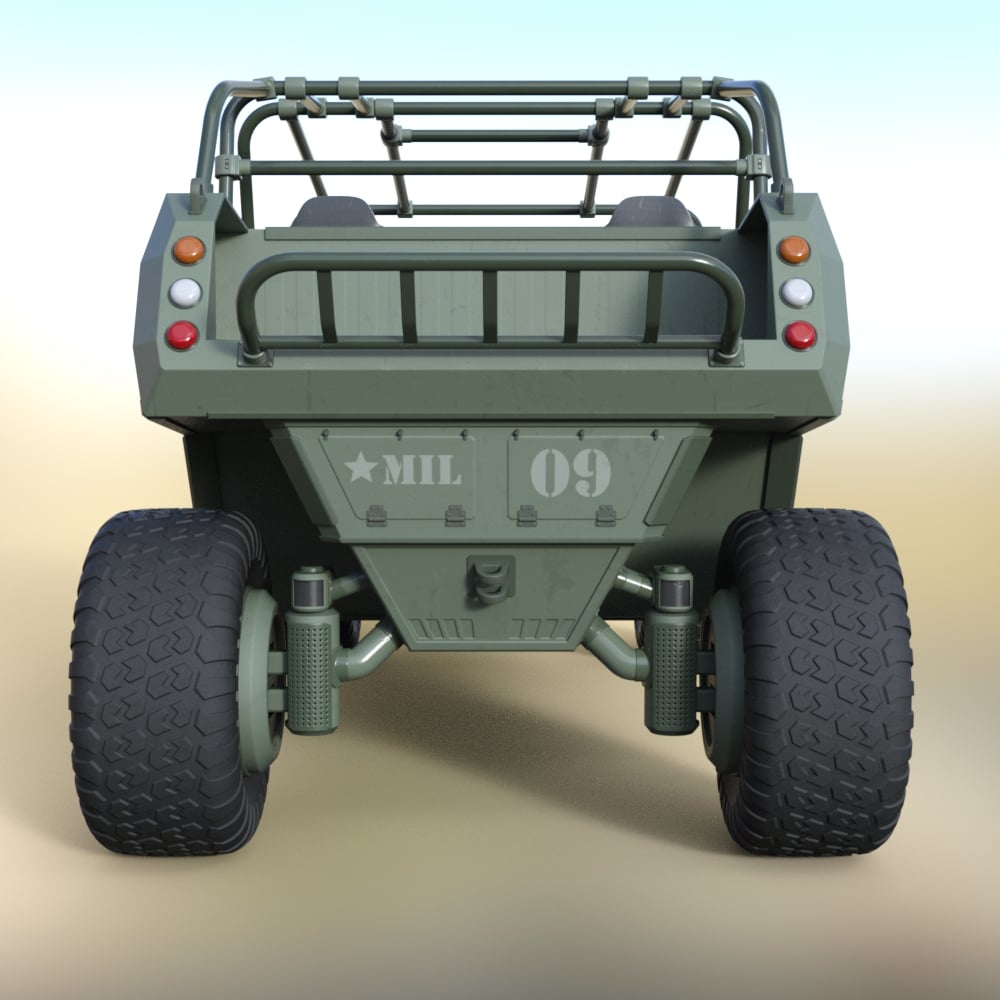 MIL ATV Vehicle MIL ATV Vehicle by: FToRiSade, 3D Models by Daz 3D