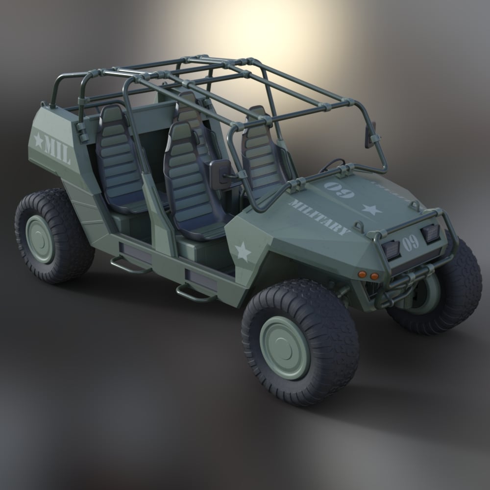 MIL ATV Vehicle MIL ATV Vehicle by: FToRiSade, 3D Models by Daz 3D