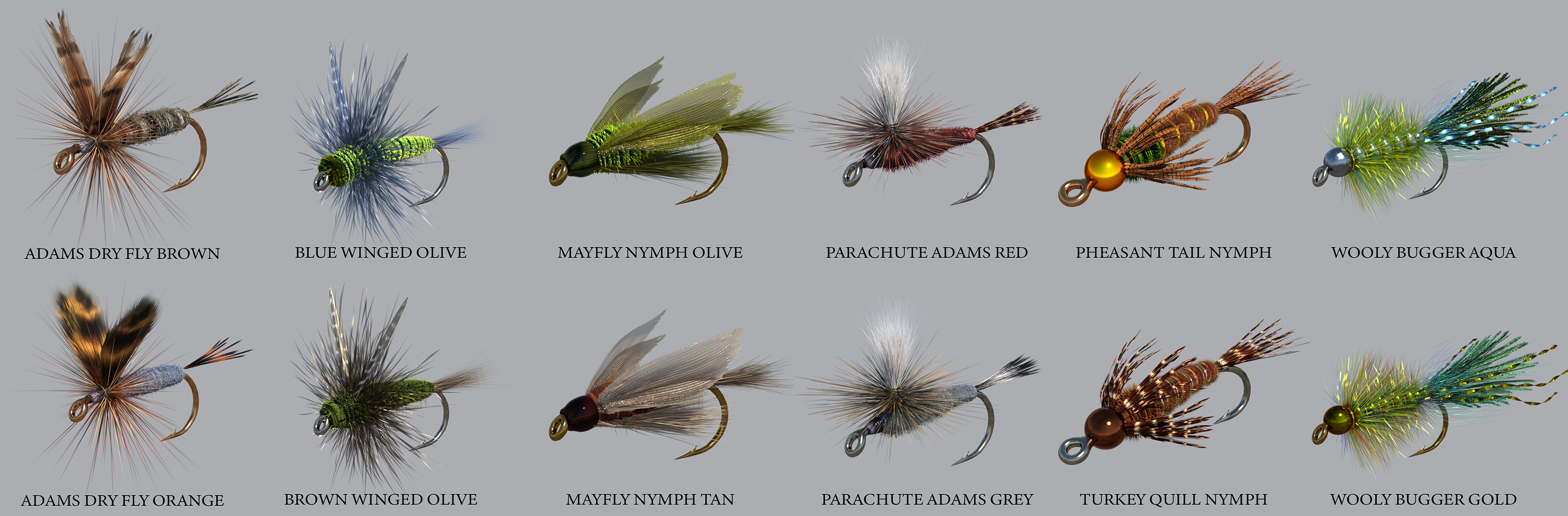 Fly Fishing Gear Daz 3D