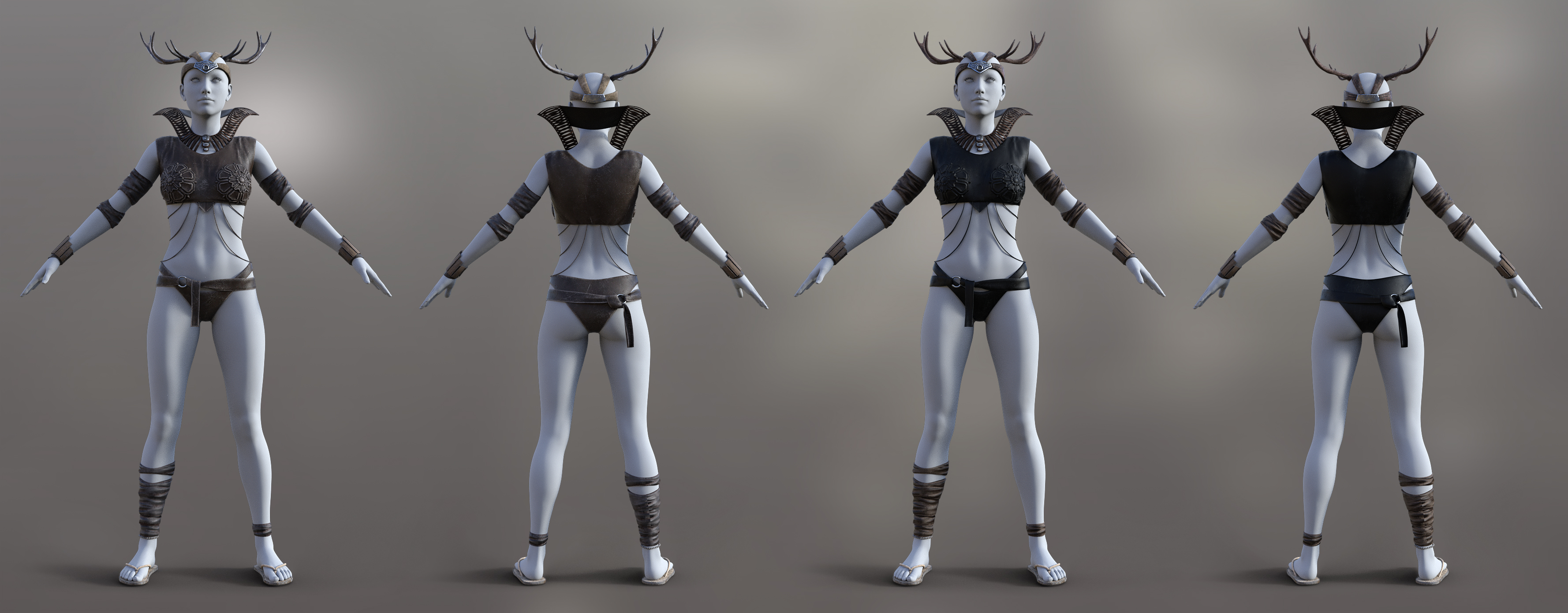 dForce Warrior Queen Outfit V2 for Genesis 8 and 8.1 Females by: fjaa3d, 3D Models by Daz 3D