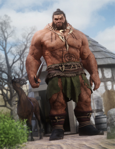 Geirrod the Giant for Genesis 8.1 Male by: RawArt, 3D Models by Daz 3D