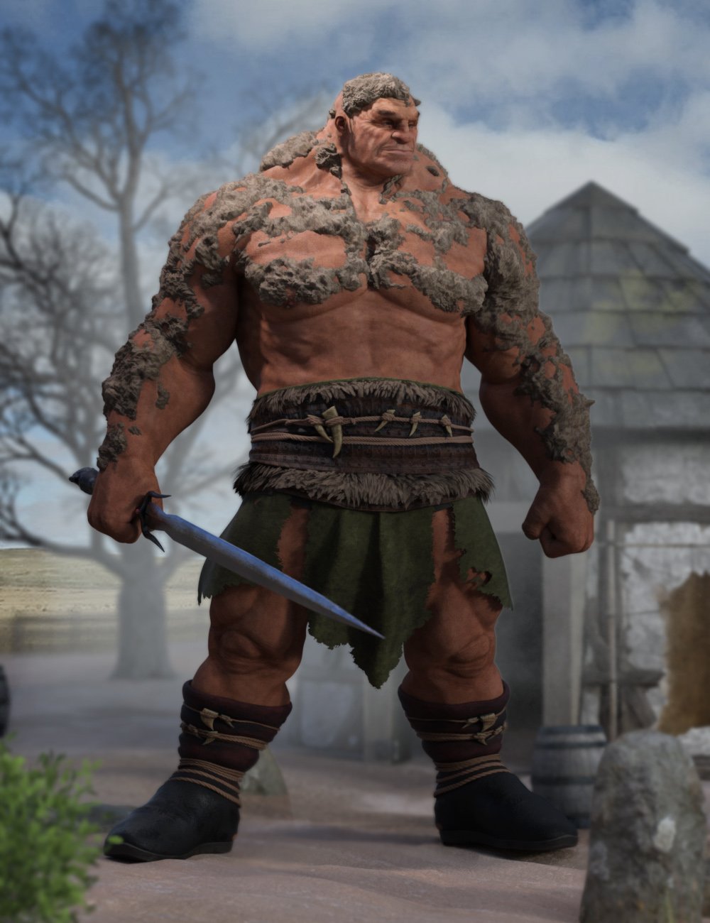 Geirrod the Giant for Genesis 8.1 Male Geirrod the Giant for Genesis 8.1 Male by: RawArt, 3D Models by Daz 3D