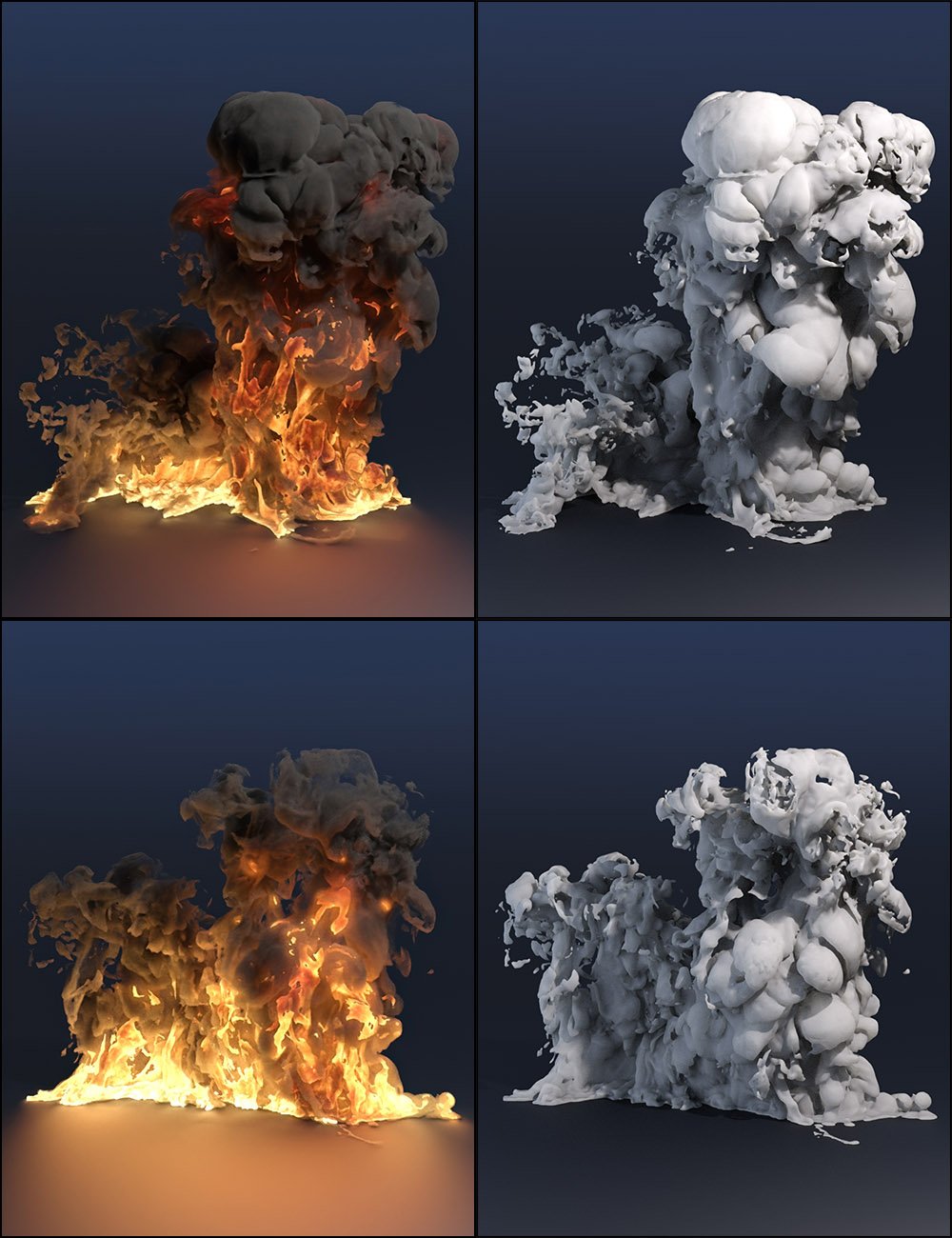 Pyromantix - Volumetric Infernos Pyromantix - Volumetric Infernos by: DimensionTheory, 3D Models by Daz 3D
