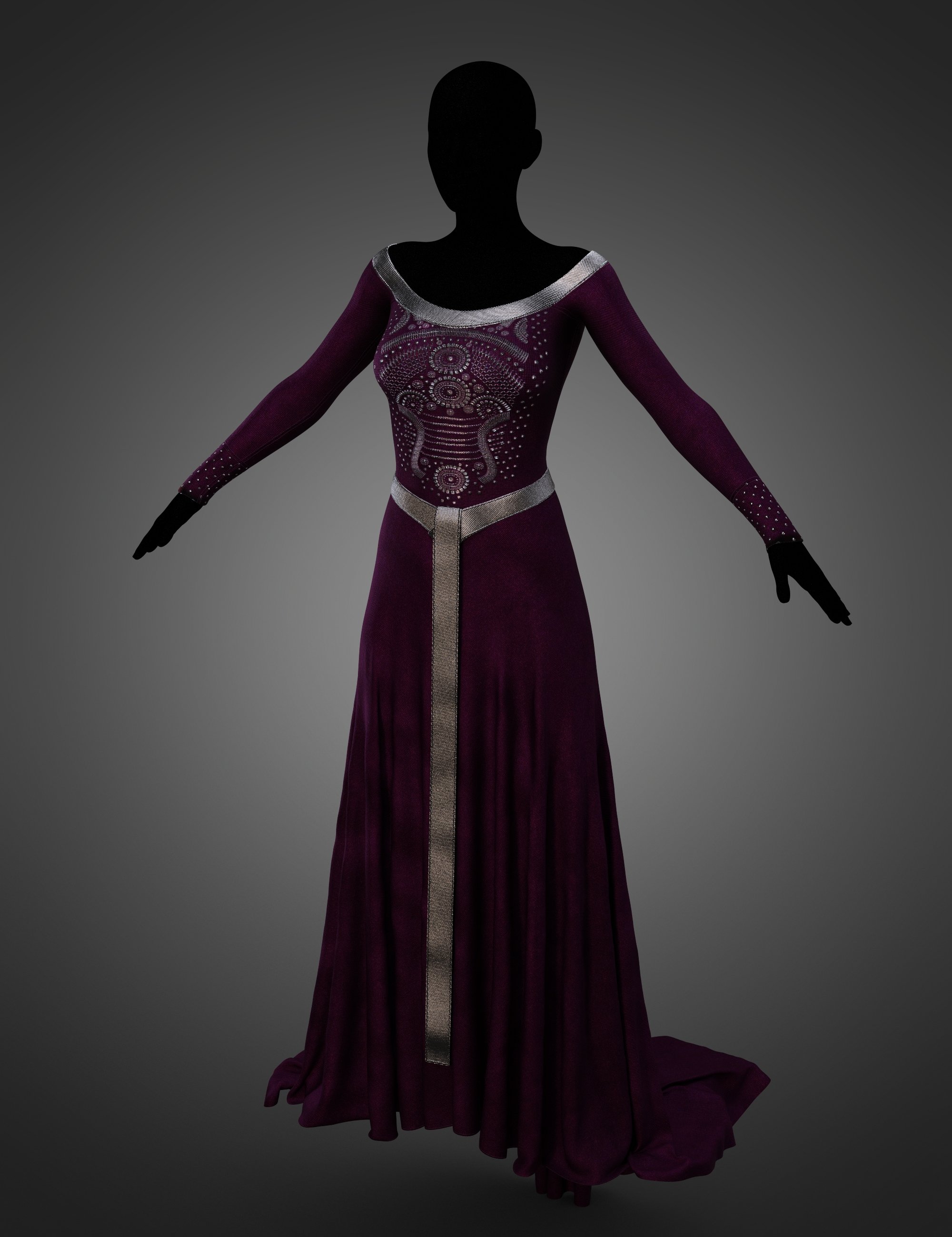 Nobility Textures for dForce Elven Dress Nobility Textures for dForce Elven Dress by: Sade, 3D Models by Daz 3D