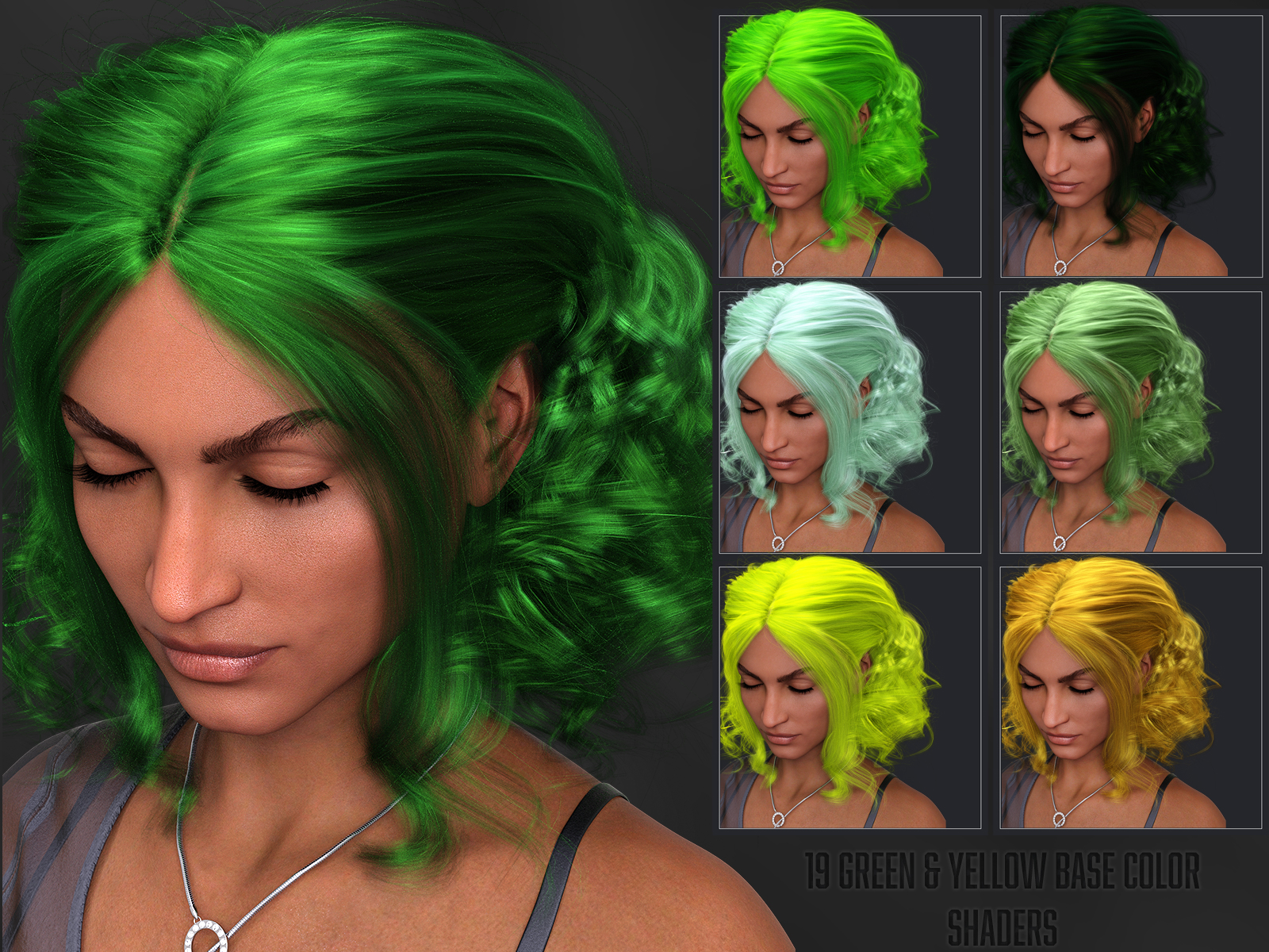 Twizted Complete Iray Hair Shaders | Daz 3D