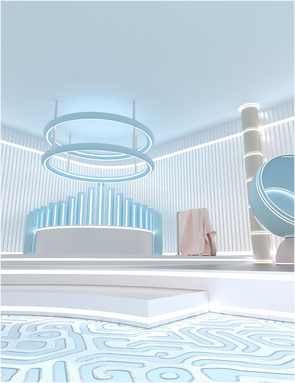Room Design 04 by: Belladzines, 3D Models by Daz 3D