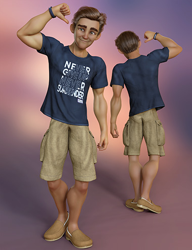 Stylized '21 Clothing for Genesis 8 and 8.1 Male by: 3D Universe, 3D Models by Daz 3D