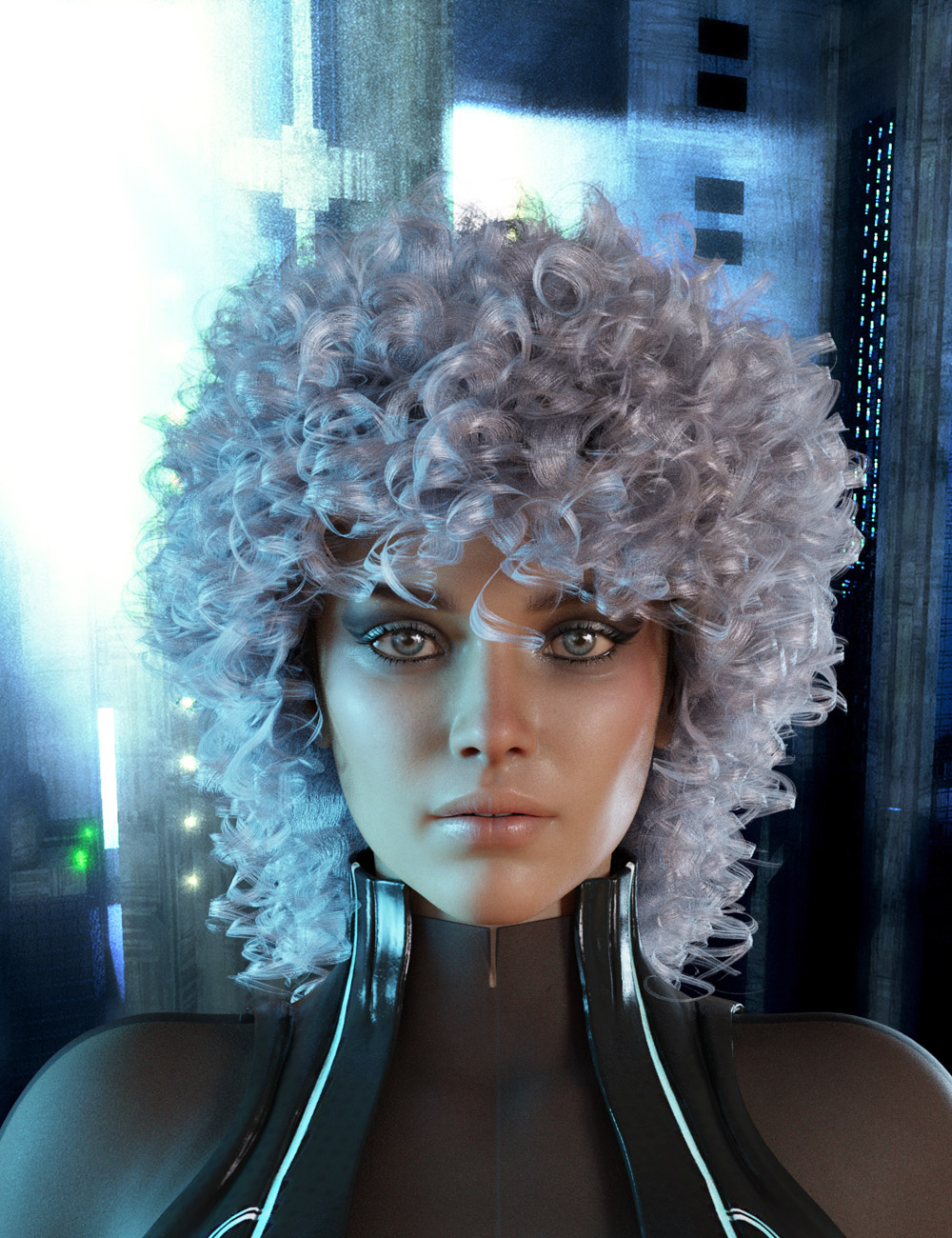 Iris Hair for Genesis 8 by: Prae, 3D Models by Daz 3D