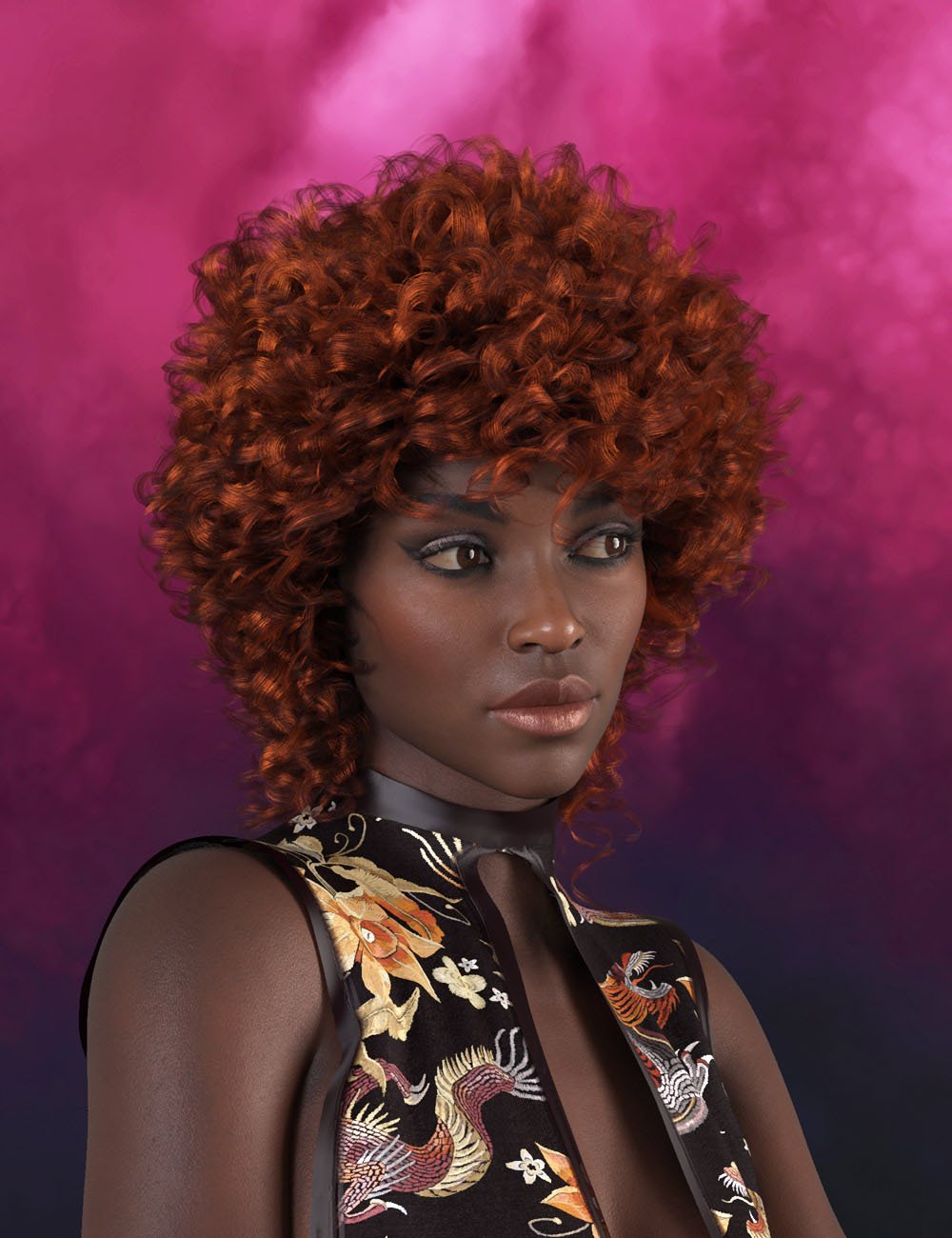 Iris Hair for Genesis 8 by: Prae, 3D Models by Daz 3D