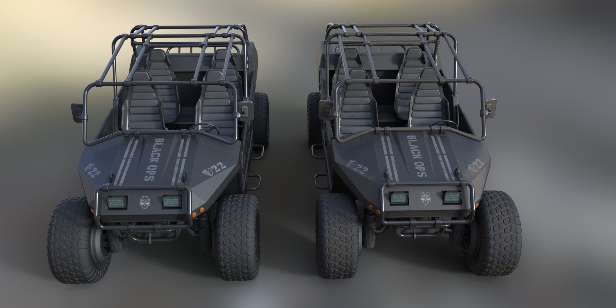 MIL ATV Vehicle Material Pack by: FToRiSade, 3D Models by Daz 3D