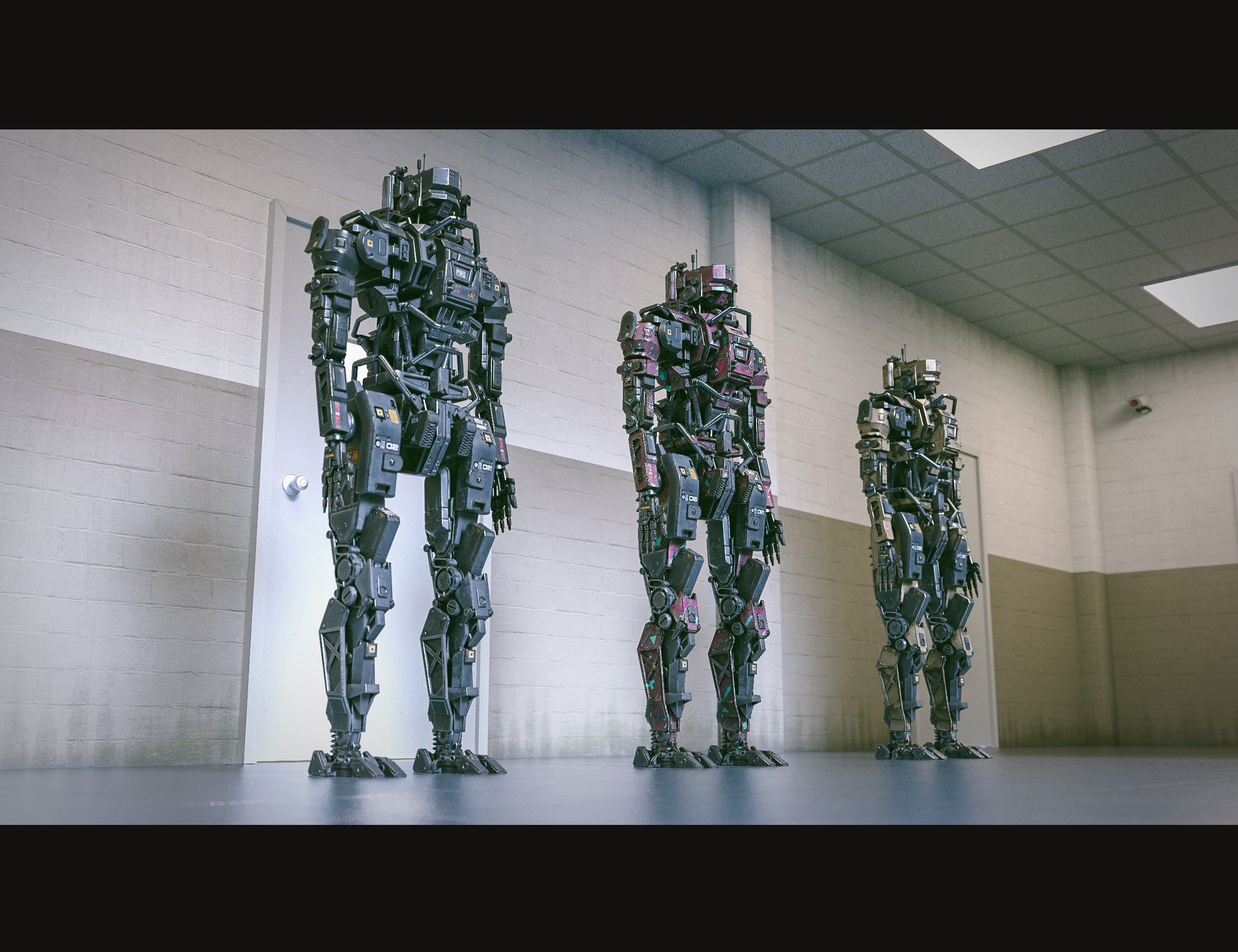 Cyberpunk MEC Droid by: Polish, 3D Models by Daz 3D