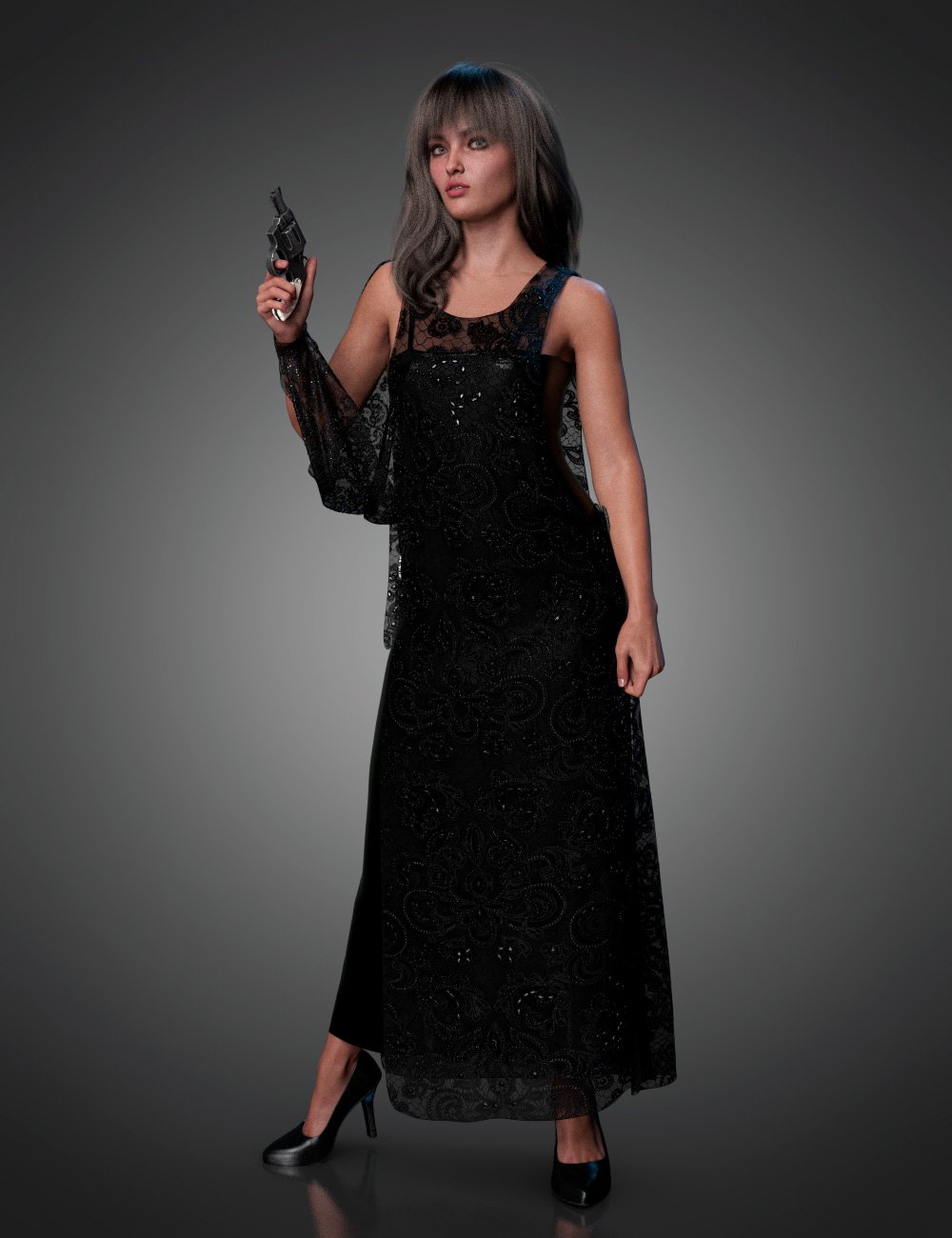 dForce Moonlight for Genesis 8.1 Females by: Barbara BrundonUmblefuglySade, 3D Models by Daz 3D
