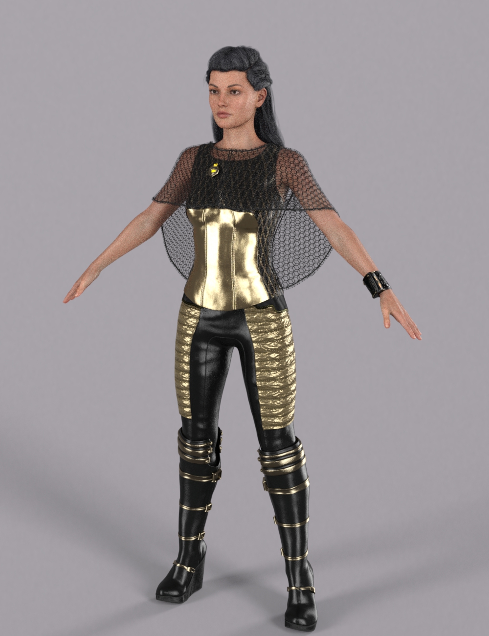 dForce Communications Officer Textures by: Sade, 3D Models by Daz 3D