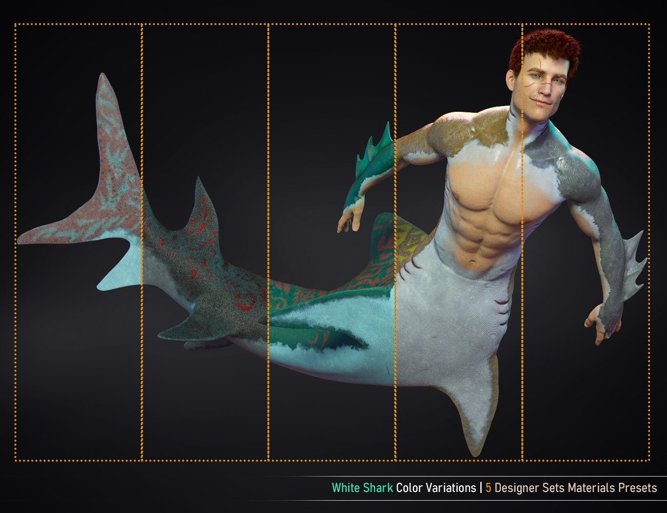 Shark Tail for Genesis 8 Males Shark Tail for Genesis 8 Males by: FenixPhoenixEsid, 3D Models by Daz 3D
