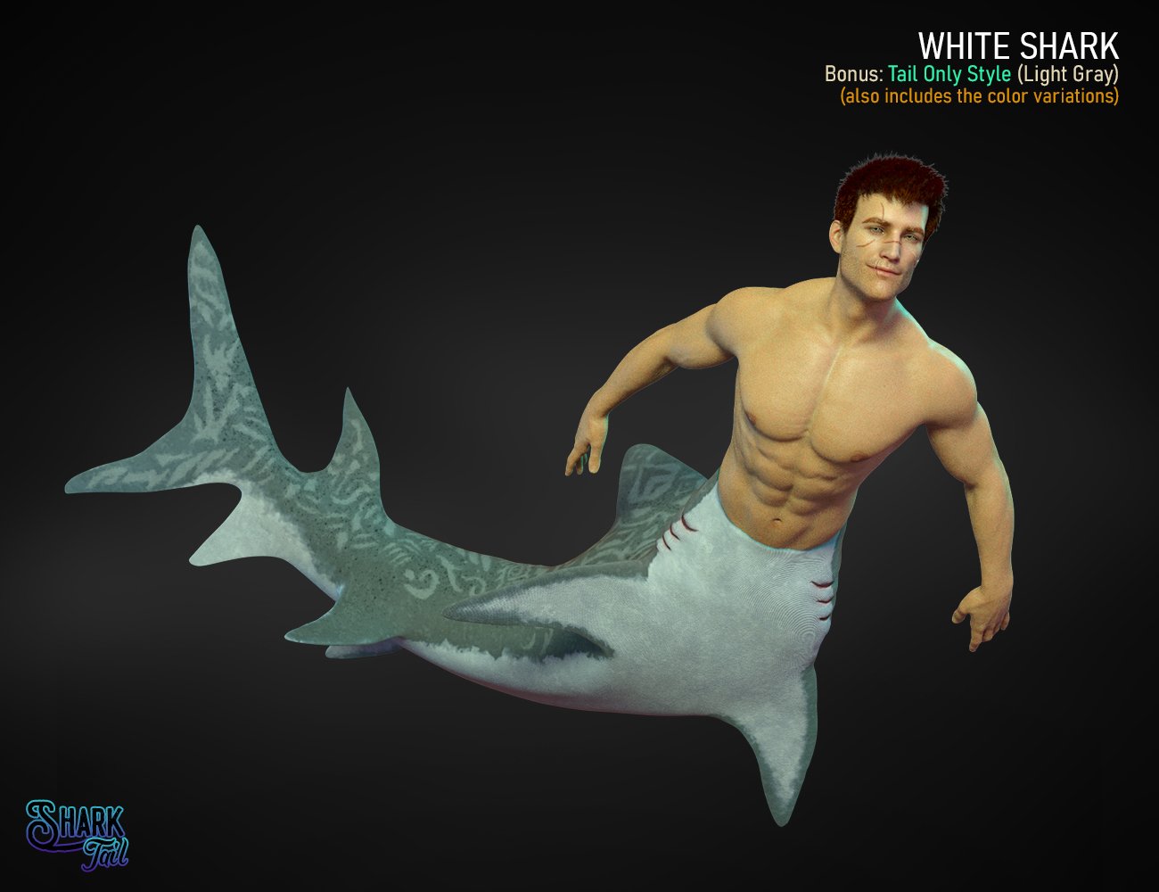 Shark Tail for Genesis 8 Males Shark Tail for Genesis 8 Males by: FenixPhoenixEsid, 3D Models by Daz 3D