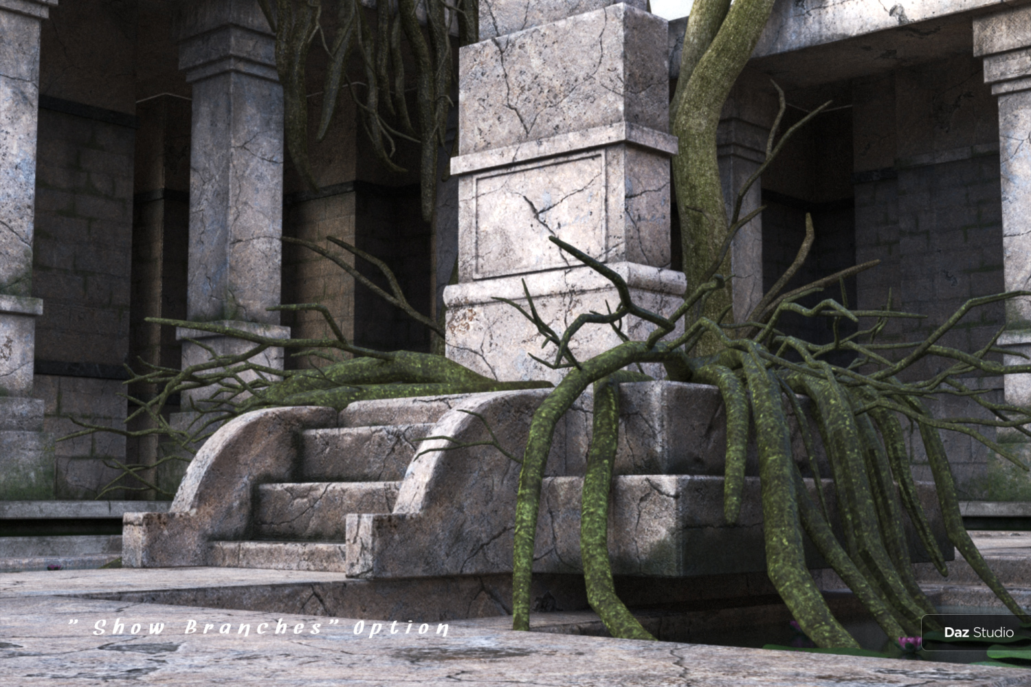 Forsaken Temple by: Neikdian, 3D Models by Daz 3D