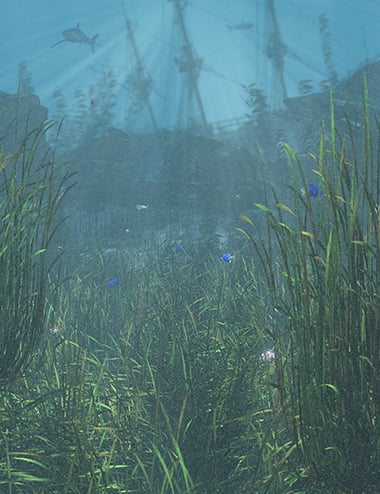 Just Beachy - Seagrass Underwater Meadows by: MartinJFrost, 3D Models by Daz 3D