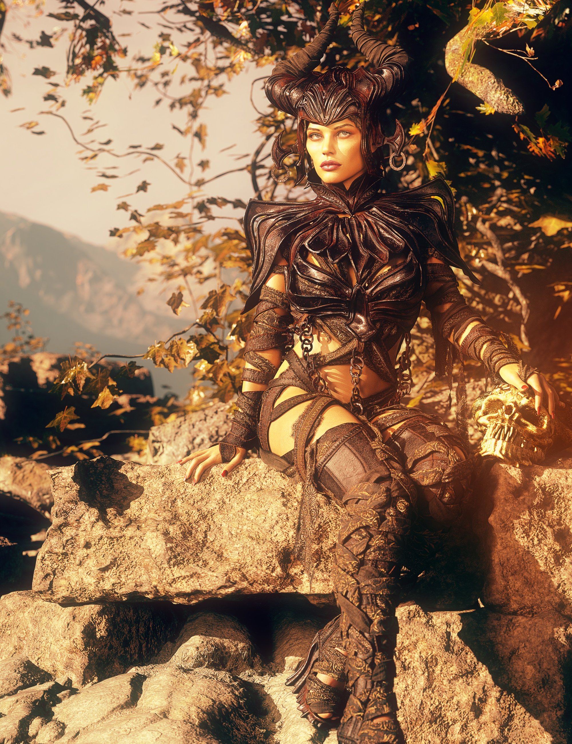 Black Magic Queen Outfit Textures Black Magic Queen Outfit Textures by: Linday, 3D Models by Daz 3D