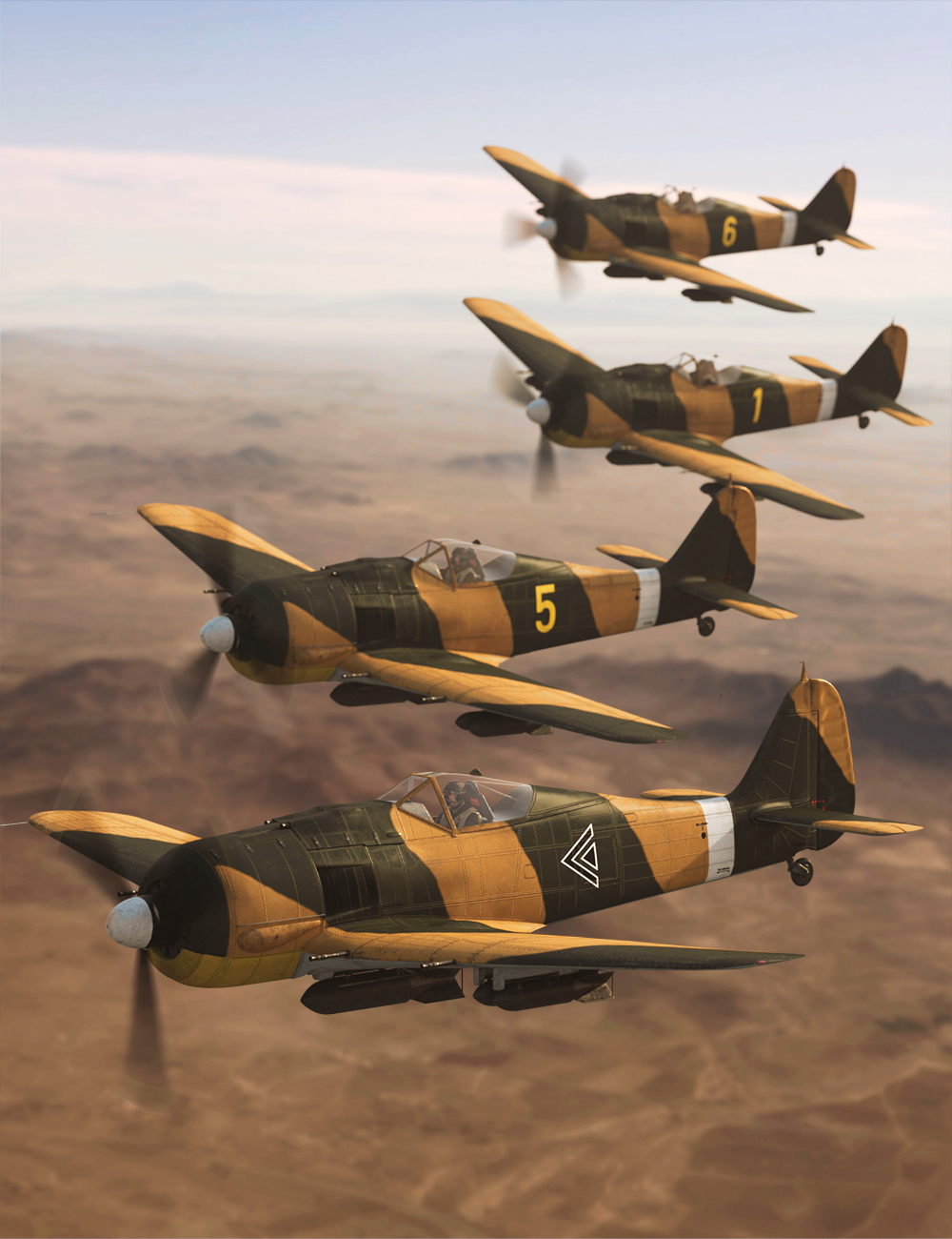 FW190 Warplane by: Predatron, 3D Models by Daz 3D