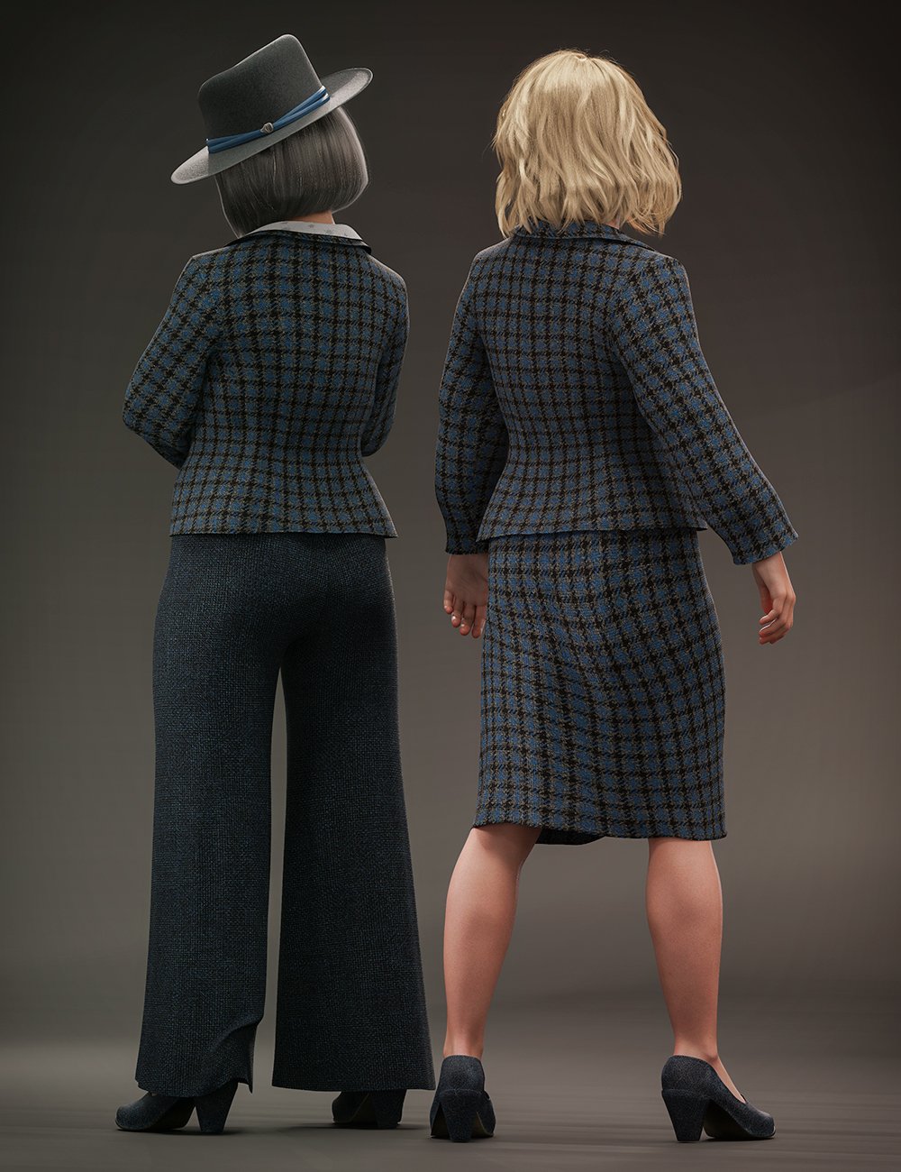 dForce Shoofly Sleuth Outfit for Genesis 8.1 Females by: Barbara BrundonUmblefuglyAnna Benjamin, 3D Models by Daz 3D