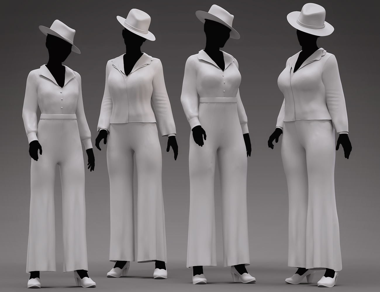 dForce Shoofly Sleuth Outfit for Genesis 8.1 Females by: Barbara BrundonUmblefuglyAnna Benjamin, 3D Models by Daz 3D