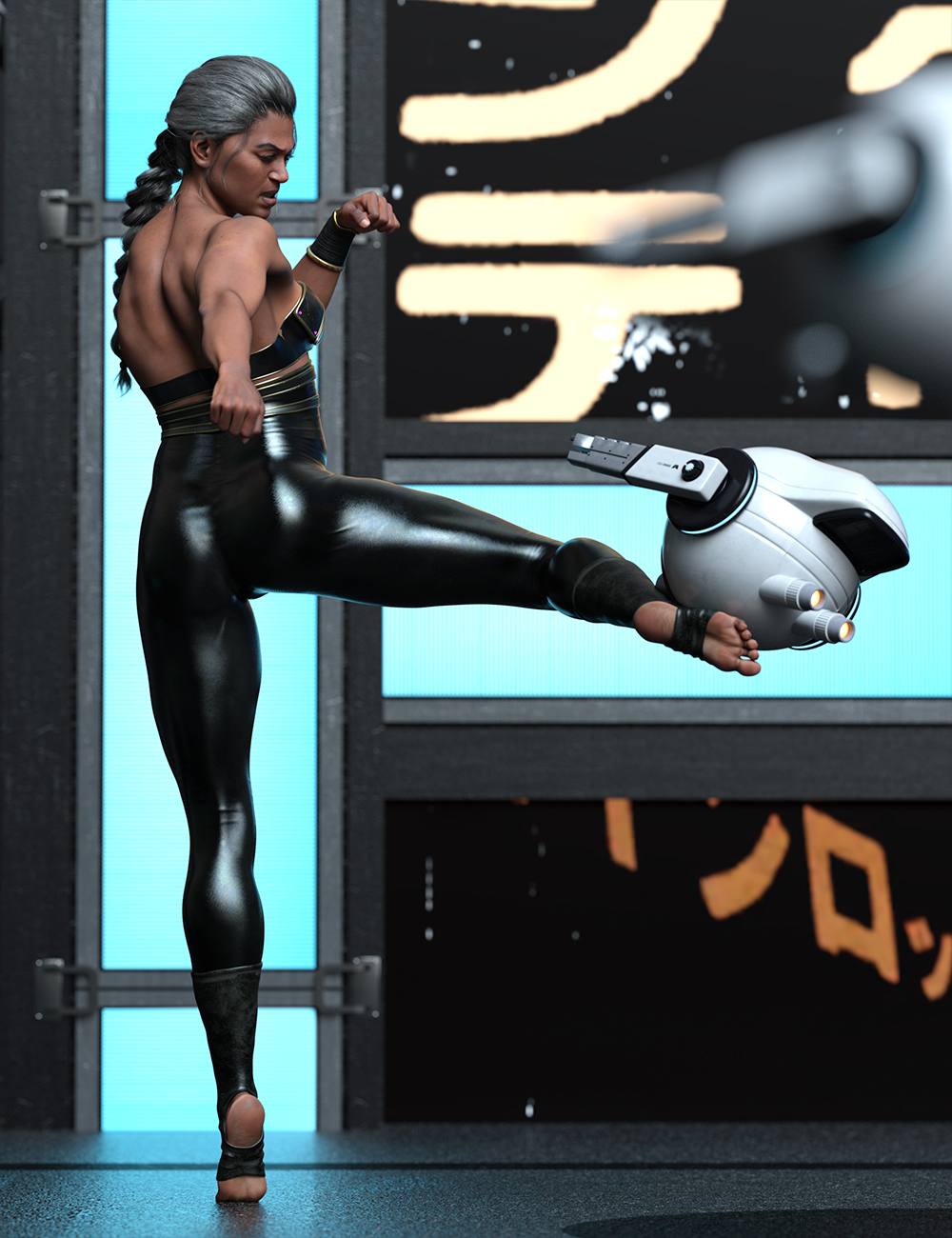Noska´s Fight Poses for Noska 8.1 by: Ensary, 3D Models by Daz 3D