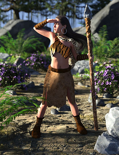 dForce Wild Woman Outfit for Genesis 8 Female by: AcharyaPolina, 3D Models by Daz 3D