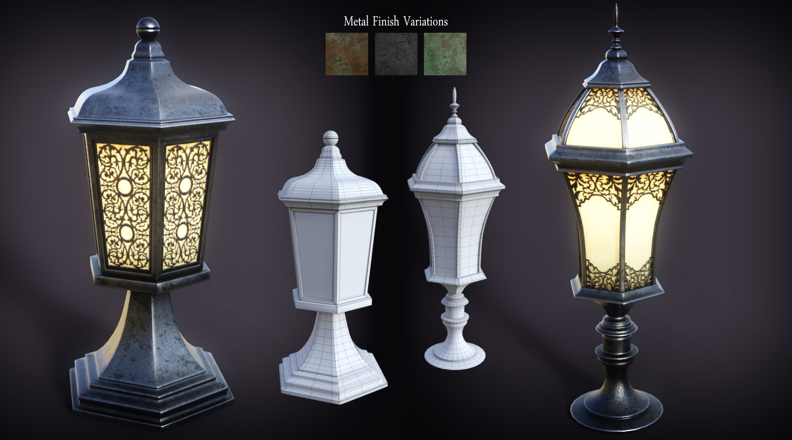 B.E.T.T.Y. Vintage Garden Lights B.E.T.T.Y. Vintage Garden Lights by: B.E.T.T.Y, 3D Models by Daz 3D