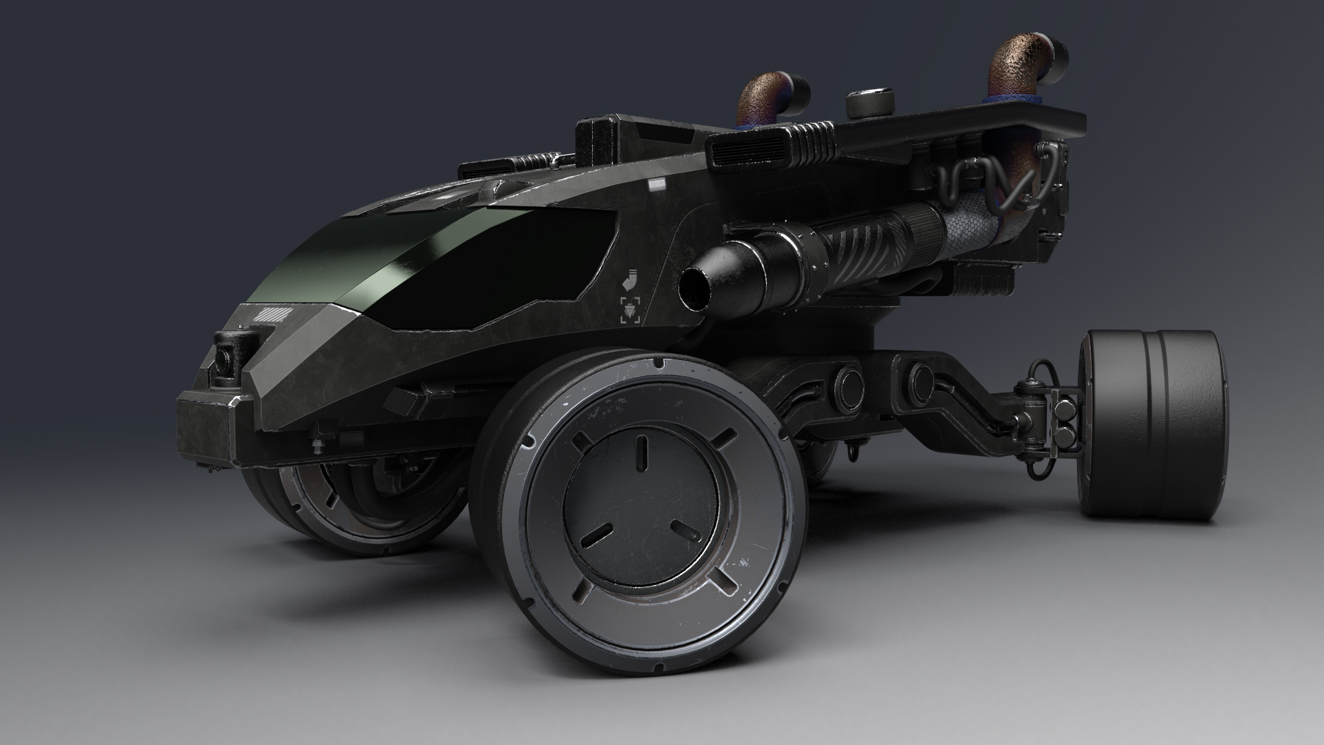 Sci-fi Space Rover by: Mely3D, 3D Models by Daz 3D