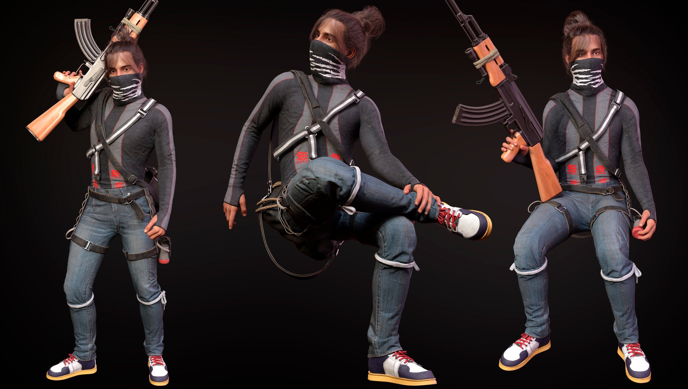 Dystopian Poses for Genesis 8 Male Dystopian Poses for Genesis 8 Male by: Luthbellina, 3D Models by Daz 3D