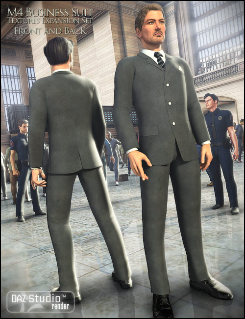 M4 Business Suit Textures by: Sarsa, 3D Models by Daz 3D