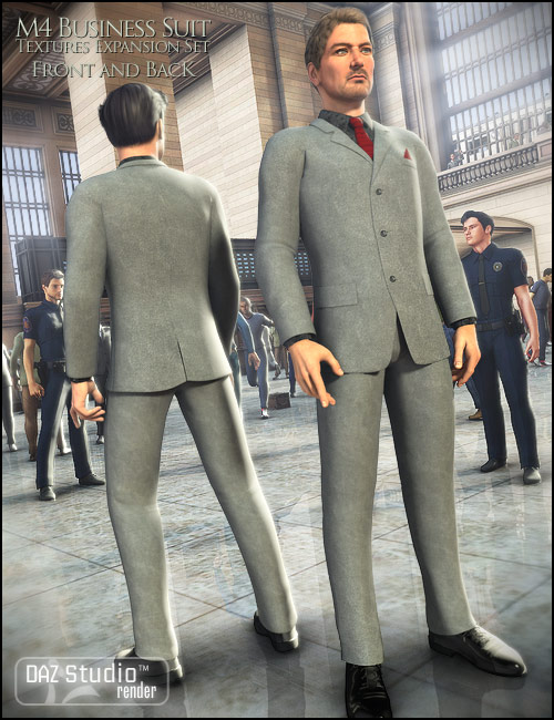 M4 Business Suit Textures by: Sarsa, 3D Models by Daz 3D