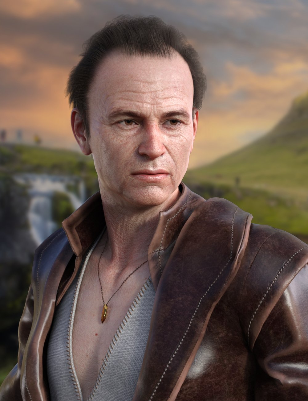 Gibbs Hair for Genesis 8 Males Gibbs Hair for Genesis 8 Males by: Propschick, 3D Models by Daz 3D