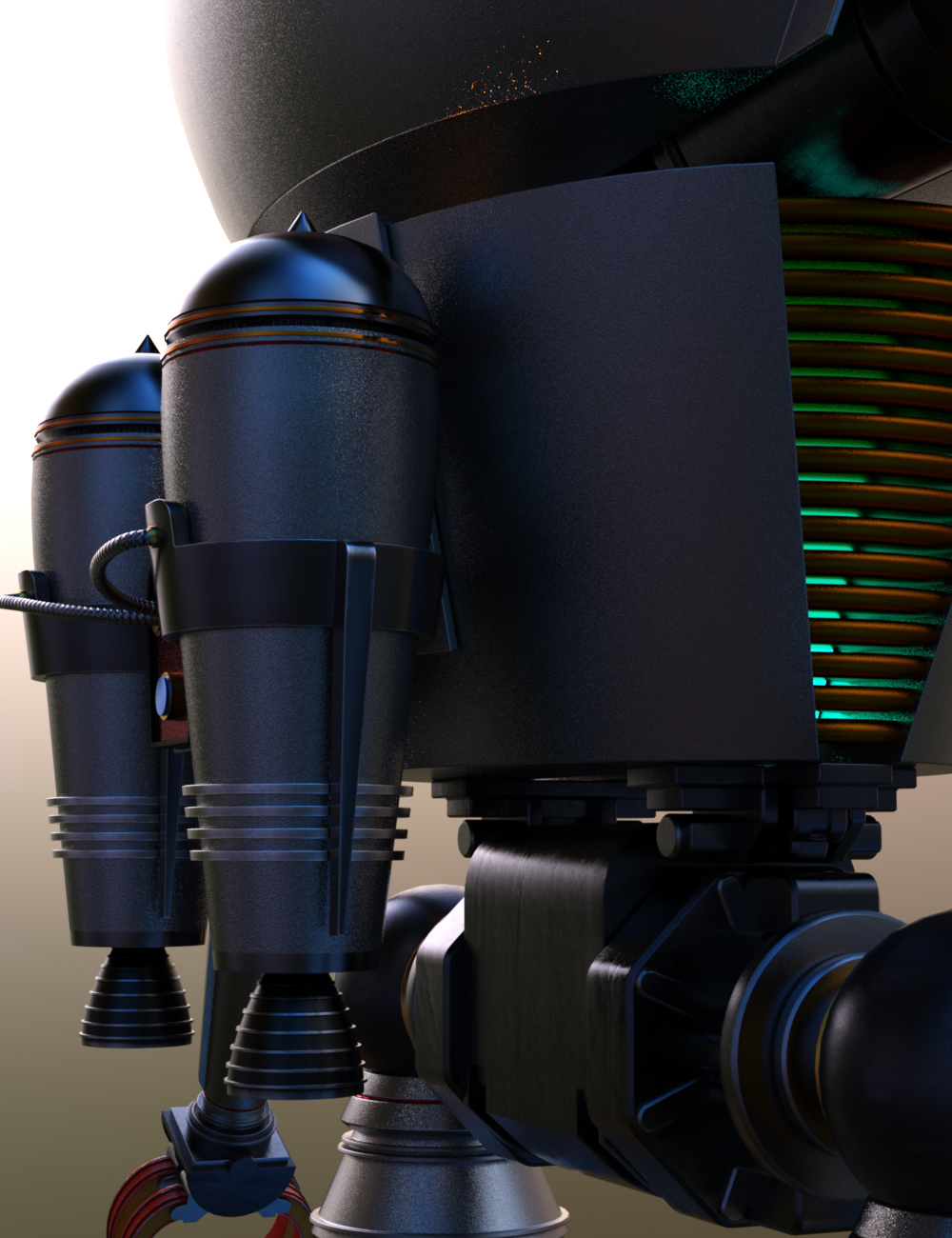 Robot X95A by: Those Things, 3D Models by Daz 3D