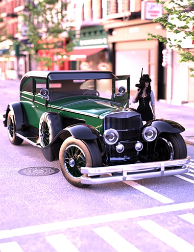 Gangster Car by: Charlie, 3D Models by Daz 3D