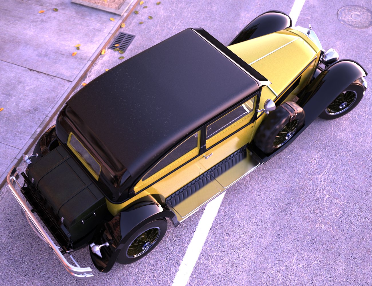 Gangster Car by: Charlie, 3D Models by Daz 3D