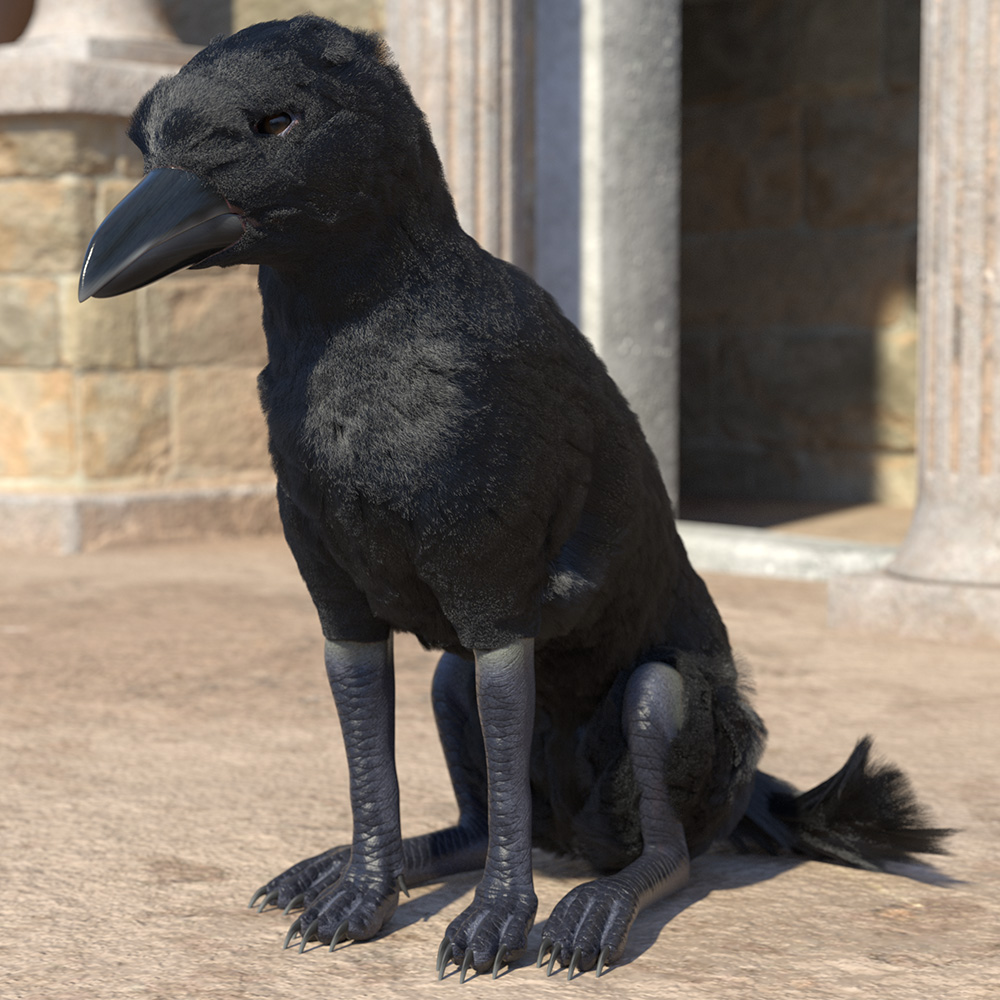 Crowulf for Daz Dog 8 by: Oso3D, 3D Models by Daz 3D