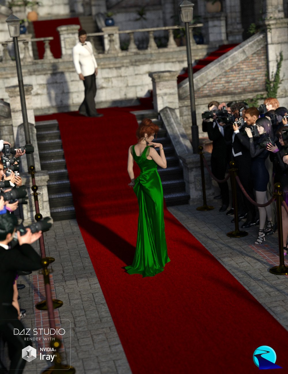 Now-Crowd Billboards - Paparazzi Award Photographers by: RiverSoft Art, 3D Models by Daz 3D