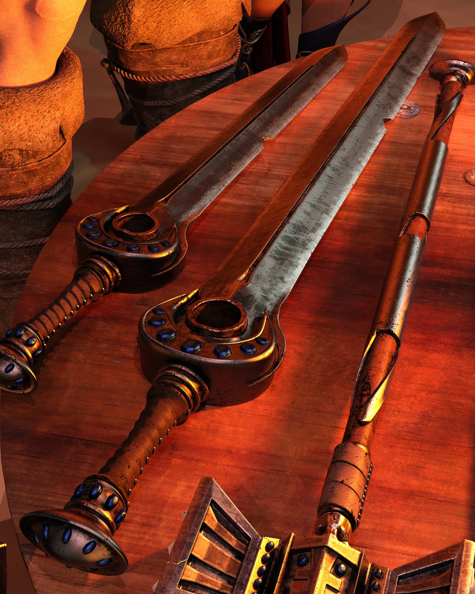 Judah Weapons Collection by: Britech, 3D Models by Daz 3D
