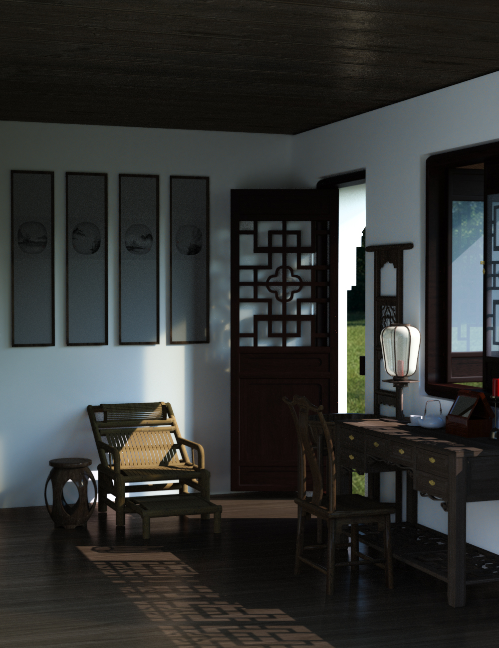 ANCIENT CHINESE BEDROOM visual data 5