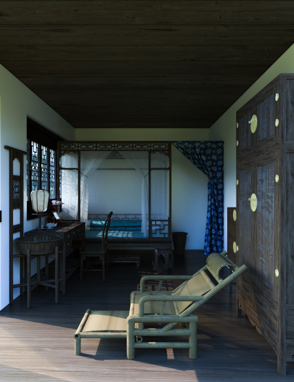 ANCIENT CHINESE BEDROOM visual data 4